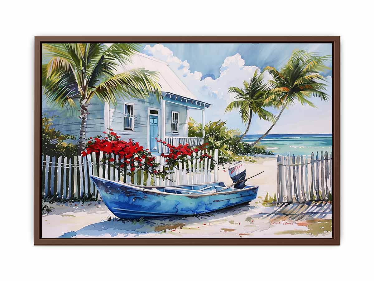 Beach House Canvas Print