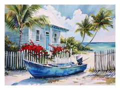Beach House Canvas Print
