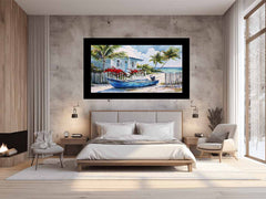 Beach House Canvas Print