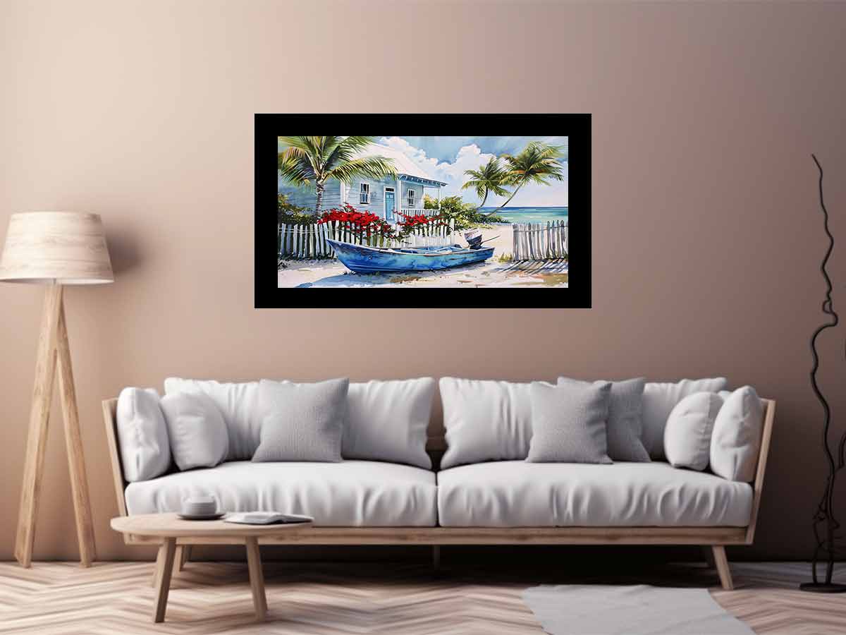 Beach House Canvas Print