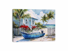 Beach House Canvas Print