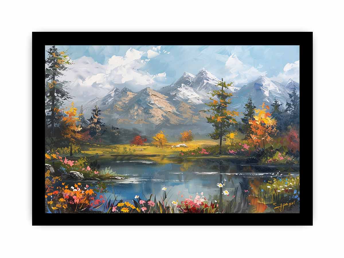 Autumn Landscape Canvas Painting