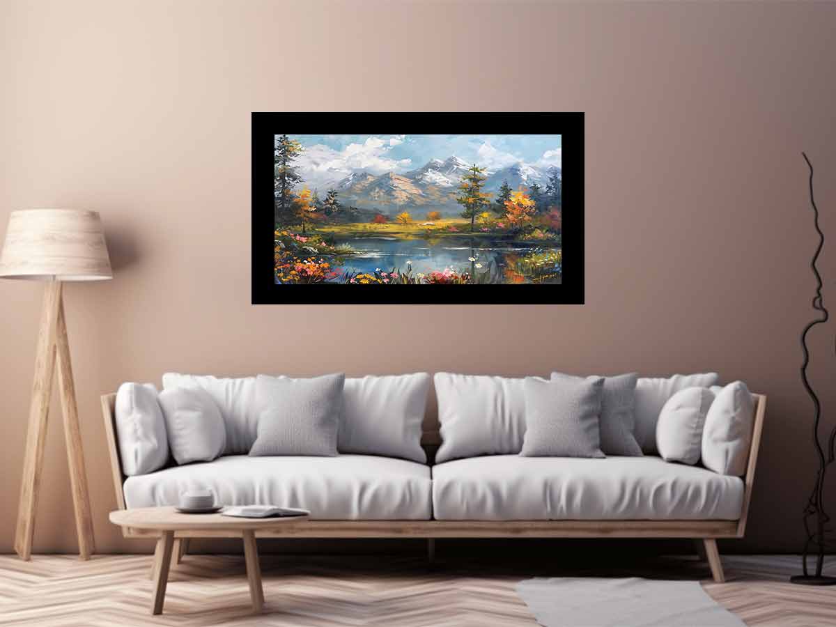 Autumn Landscape Canvas Painting