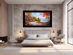 Autumn Dream House Canvas Print