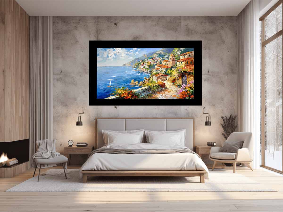 Mediterranean Beach Canvas Print